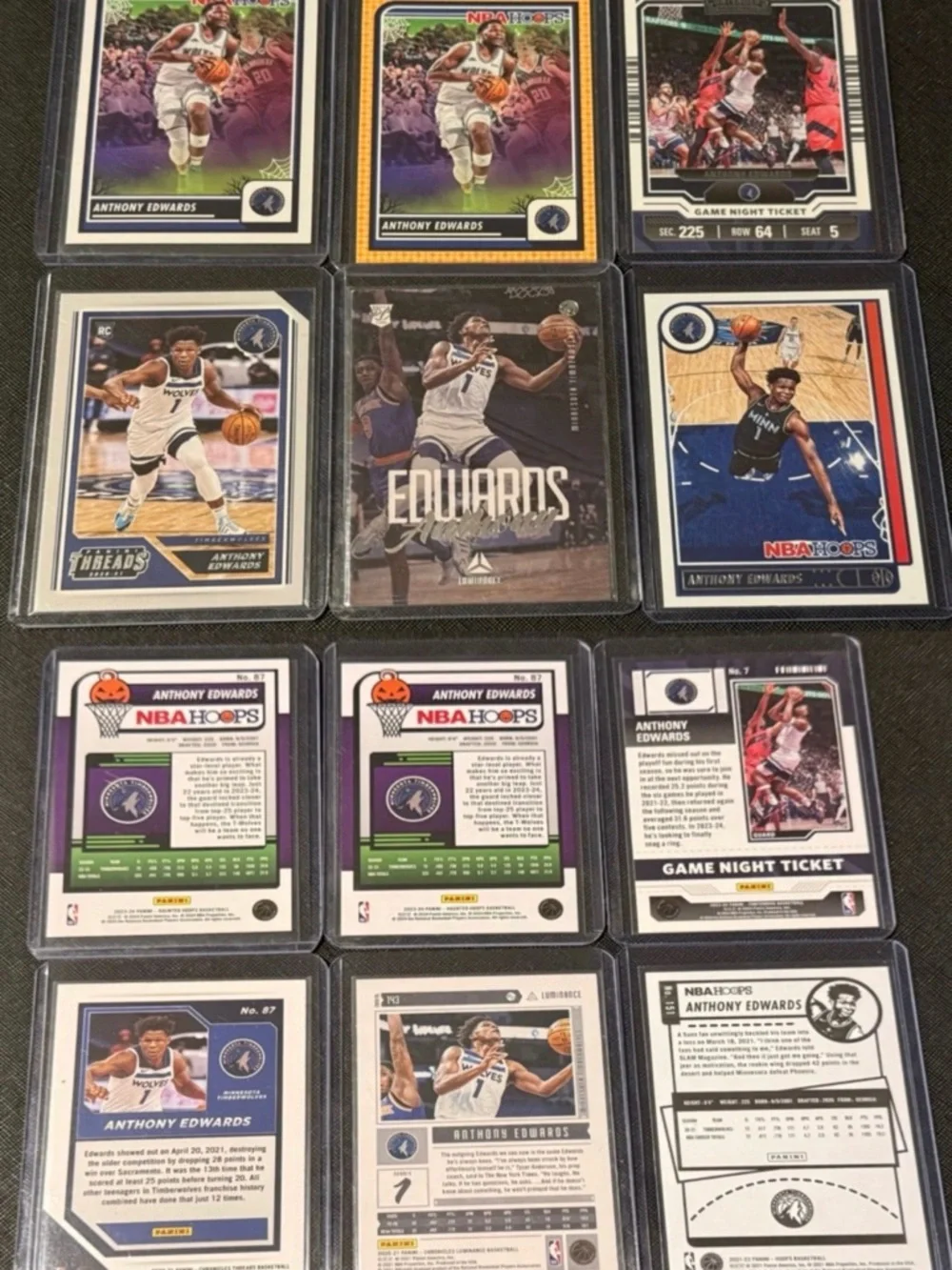Anthony Edwards Lot of 35 - Picture 9 of 12